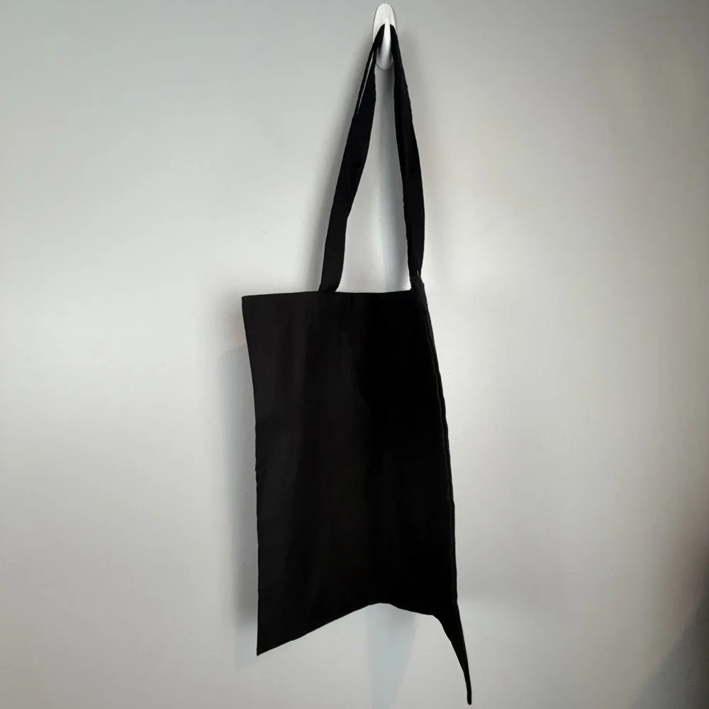 Club Magic Hour Tarot Card Tote Bag Black Cotton Astrology Witchy Occult